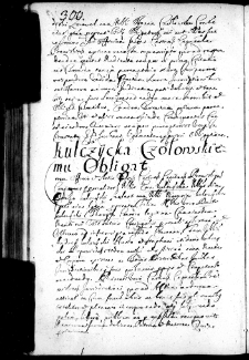 Kulczycka Czołowskiemu obligat, 6 V 1669 r.