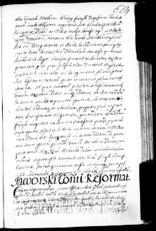 Jaworski consorti reformat, 15 VI 1669 r.