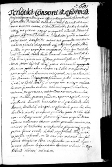 Terlecki consorti reformat, 17 VI 1669 r.