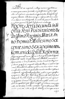Komarnicki consorti reformat, 1 VII 1669 r.