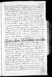 Idem eidem aduitalitatem inscribit, 12 VII 1669 r.