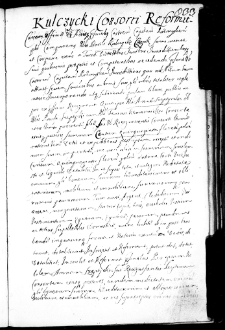Kulczycki consorti reformat, 15 VII 1669 r.
