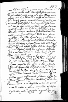 Sozanski prasbiter consorti sua aduitalitatem inscribit