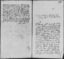 Dekret w sprawie Paca z Petowitami, 27 VIII 1762 r.