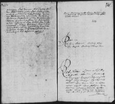 Dekret w sprawie Jackowskiego z Możejkami, 26 VIII 1762 r.