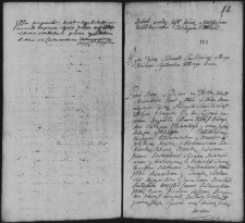 Dekret w sprawie Kości z księdzem Wołotkowiczem, 2 IX 1762 r.