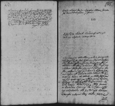 Remisja w sprawie Łomianskiej z Chojecką, 2 IX 1762 r.
