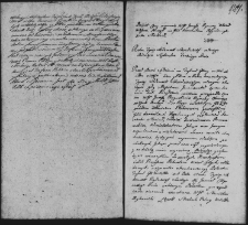 Dekret w sprawie Rymszy na księży kanoników, 3 IX 1762 r.