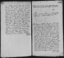 Remisja w sprawie Stabrowskiego z Łukomskimi, 11 IX 1762 r.