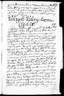 Kulczycki Kulczyckiemu cedit, 769-773