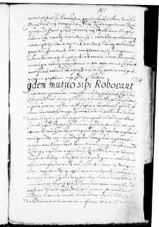 Iidem mutuo sibi roborant, 1 III 1670 r.