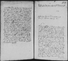 Remisja w sprawie Bielińskich z Bielińską, 11 IX 1762 r..