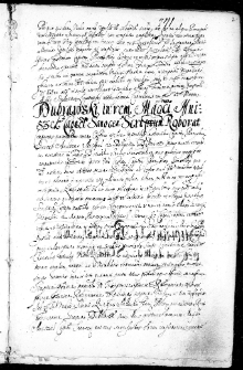 Dubrawski in rem magnifici Mniszek capitaneus Sanociensi scriptum roborat