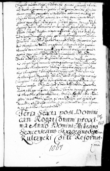 Kulczycki consorti reformat, 20 V 1667 r.