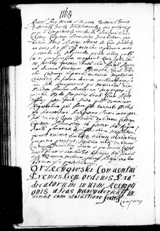 Orzechowski conventum Pramisliensi ordinis pradicatorum in vim reemptionis alias na Wyderkaff inscribit cum statutione fratris