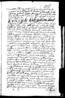 Kulczycki Kulczyckiemu donat, 30 VI 1667 r.