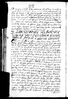 G. Lanckorońska seu Bolestraszycka super donationem bonorum oppidi Brawno et aliorum consentit