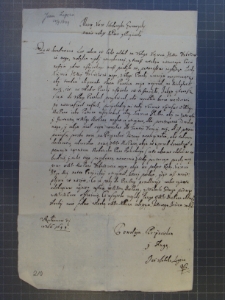 List Jana Ligęzy do Marcjana Wituskiego z 18 IX 1649 r.