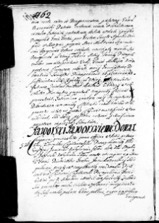 Jaworski Jaworskiemu donat, 20 II 1671 r.