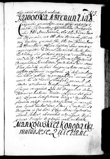 Jaworska abrenuntiat, 26 II 1671 r.