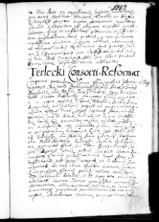 Terlecki consorti reformat, 20 III 1671 r.