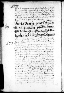 Kulczycki Kulczyckiego quietat, 14 IV 1671 r.