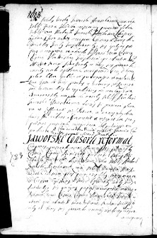 Jaworski consorti reformat, VI 1671 r.