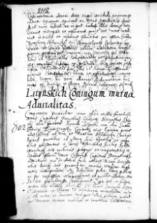 Litynskich coniugum mutua aduitalitas, 8 VIII 1671 r.