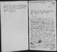 Remisja w sprawie księdza Ciechanowskiego z Hałkami, 11 IX 1762 r.