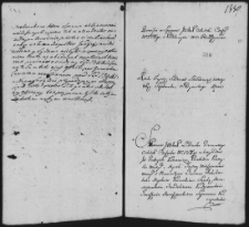 Remisja w sprawie Oskirki z poddanymi Białoszewicza, 11 IX 1762 r.