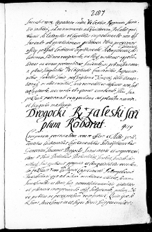 Drogocki R. Zaleski scriptum roborat