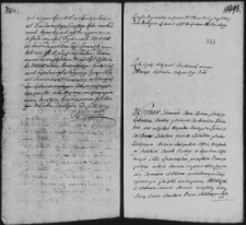 Dekret w sprawie Oganowskiego z karmelitami, 11 IX 1762 r.