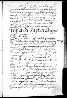 Topolski Sayborskiego quietat