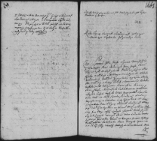 Remisja w sprawie Maluszyckich z Tybarłowskimi, 11 IX 1762 r.