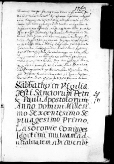 Pobidzinski Conventui Premysliensi Ordinis Praedicatorum censum inscribit