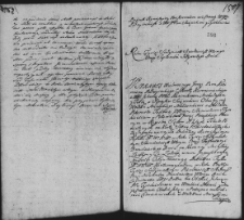 Remisja w sprawie Podwysadzkiego z Swięcickimi, 11 IX 1762 r.