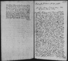 Remisja w sprawie Kontowtów z Górskimi, 11 IX 1762 r.