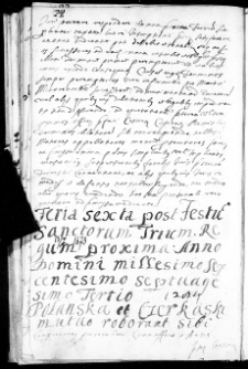 Polanska et Czerkaski mutuo robornat sibi, 13 I 1673 r.