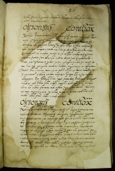 Olszowsky contumax, 15 III 1610 r.