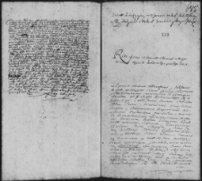 Dekret w sprawie Lissowskiej z Ciechanowieckim, 25 VIII 1762 r.