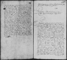 Dekret w sprawie Kalinowskiego z Górskim, 25 VIII 1762 r.