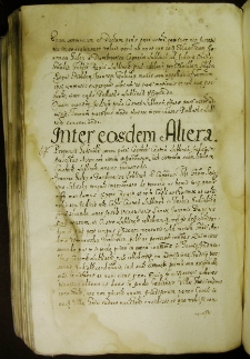 Inter eosdem altera, 20 VI 1611 r.