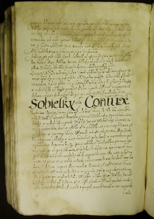 Sobiesky lecta contumax, 20 VI 1611 r.