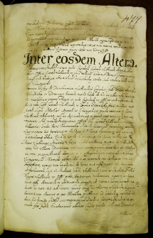 Inter eosdem altera, 24 IX 1612 r.