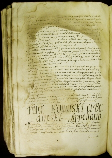 Inter eosdem lecta altera, 24 IX 1612 r..