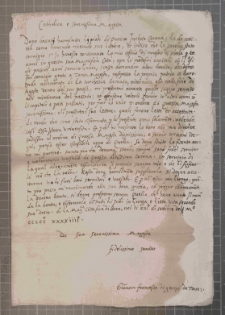 [List Giovanniego Francesco di Georgi de Torso do królowej Bony]
