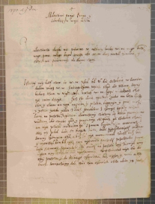 [List Franciszka Krupki do podkanclerzego Franciszka Krasińskiego], Neapol, 9 XII 1570