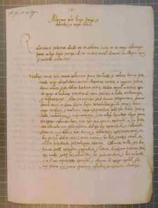 [List Franciszka Krupki do podkanclerzego Franciszka Krasińskiego], Neapol, 6 IV 1571