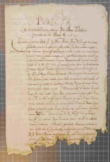 „Puncta ex iurisdictione Sacre Maiestatis illustrissimo electori proposita die 5ta Martii anno 1621”