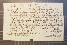 [List Korneliusa Sywertza do jego syna Kosmasa Sywertza przebywającego w Mitawie], Windawa, 24 VII 1701
